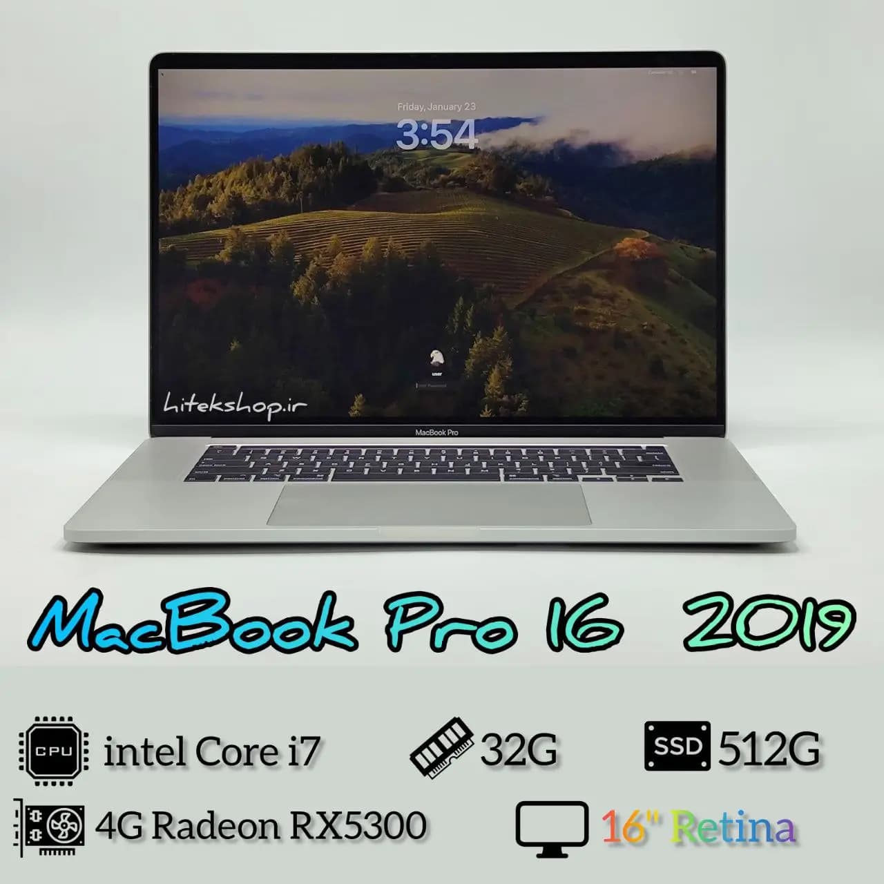 لپ تاپ اپن باکس 15 اینچی MacBook 16 2019