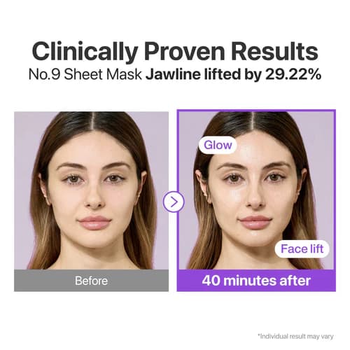 ماسک صورت لیفتینگ نامبوزین مدل No.9 — تصویر ۵
