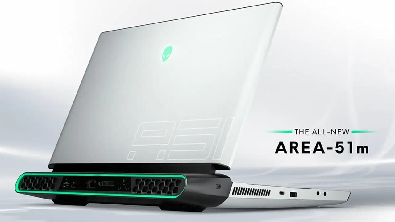 لپتاپ استوک گیمینگ Dell Alienware Area 51M — تصویر ۲