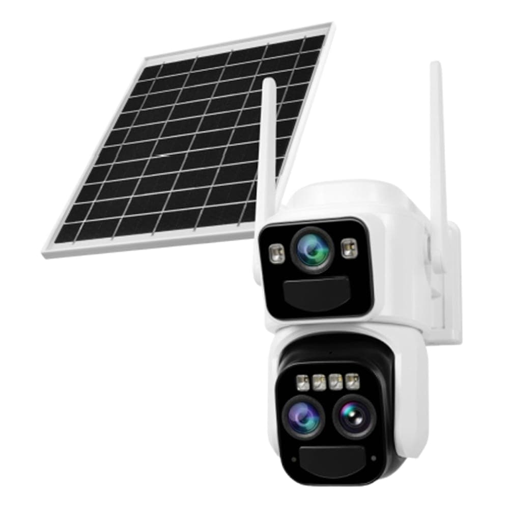 دوربین مداربسته مینی اسپیددام سولار سیمکارتی ۳ لنز با قابلیت زوم دیجیتال مدل DS3
