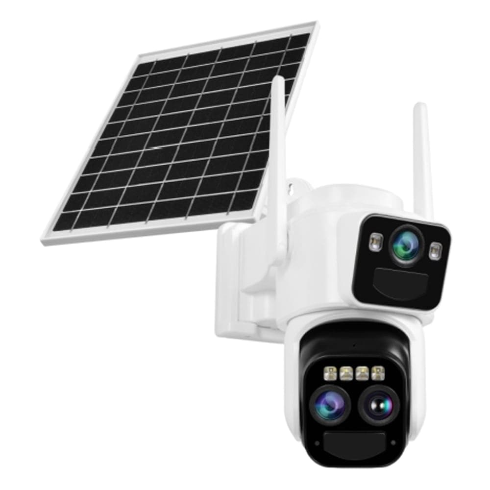 دوربین مداربسته مینی اسپیددام سولار سیمکارتی ۳ لنز با قابلیت زوم دیجیتال مدل DS3 — تصویر ۳
