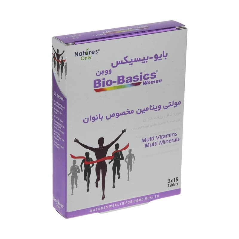 قرص مولتی ویتامین بایوبیسیکس وومن نیچرز اونلی بسته 30 عددی — تصویر ۶