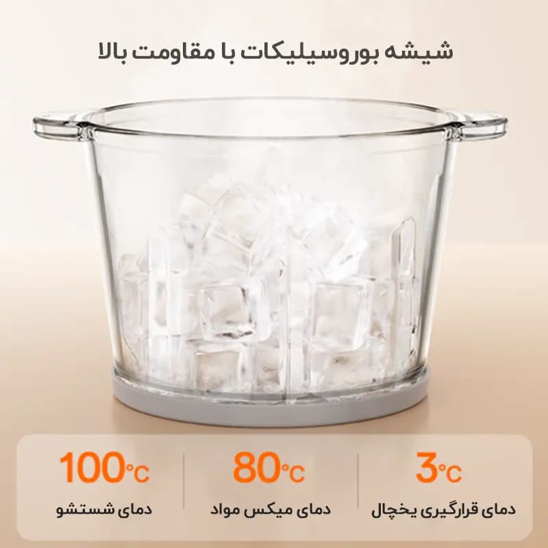 غذا ساز چندکاره یسیدو Yesido EC28 توان 400 وات — تصویر ۶