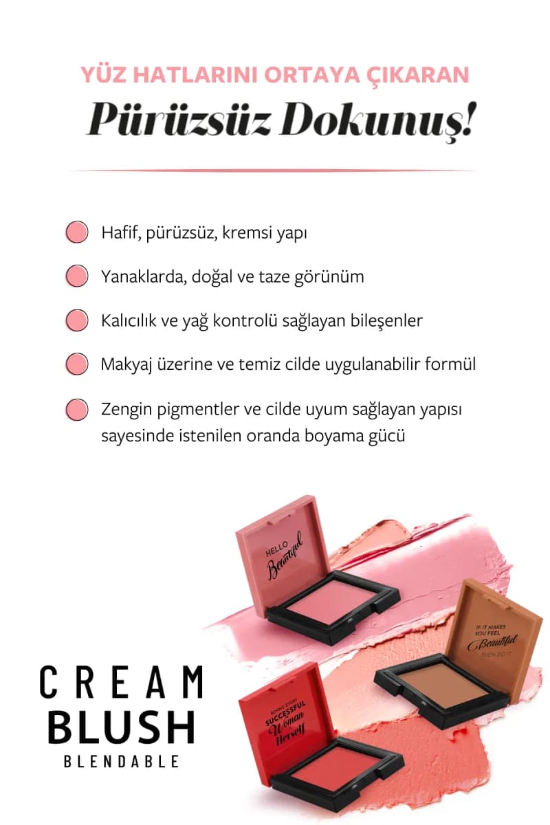 رژگونه کرمی پاستل مدل Cream Blush — تصویر ۳