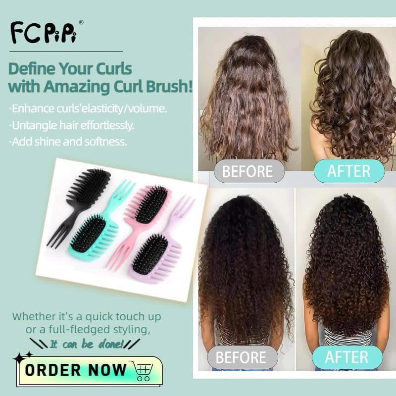 برس 3 طرفه باونس کرل مدل NEW CURLY — تصویر ۶