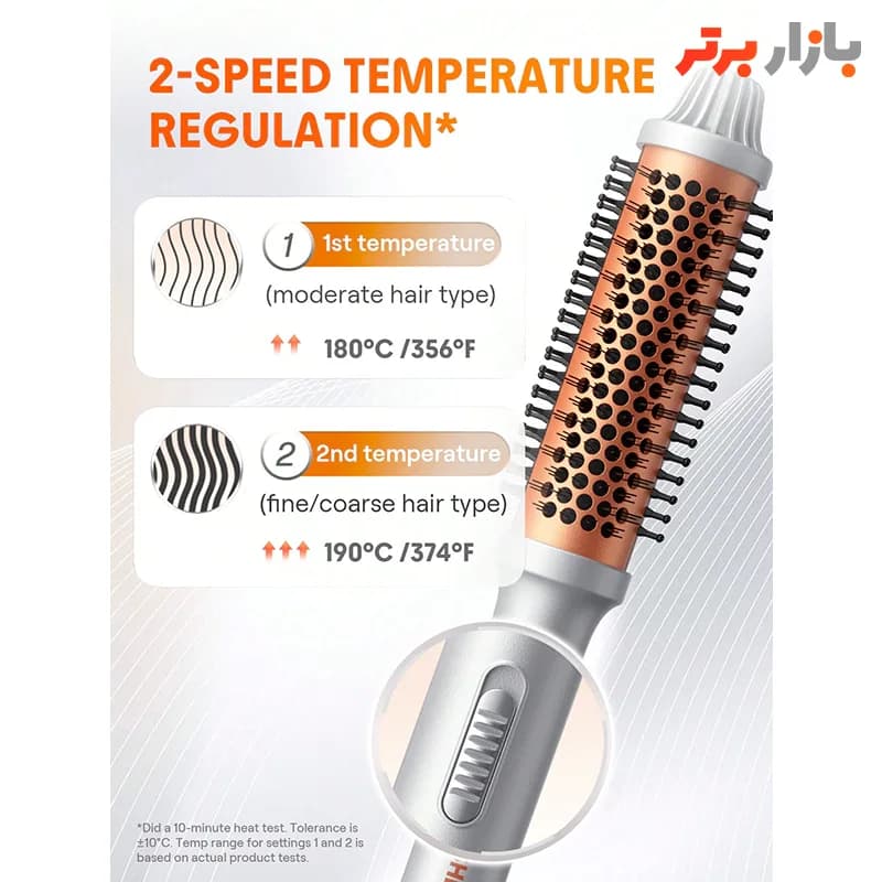 برس حرارتی حالت دهنده و حجم دهنده مو شیگلم هیر سایز 32 میلی متر مدل It-Curl Thermal Blowout Brush (اصلی) — تصویر ۳