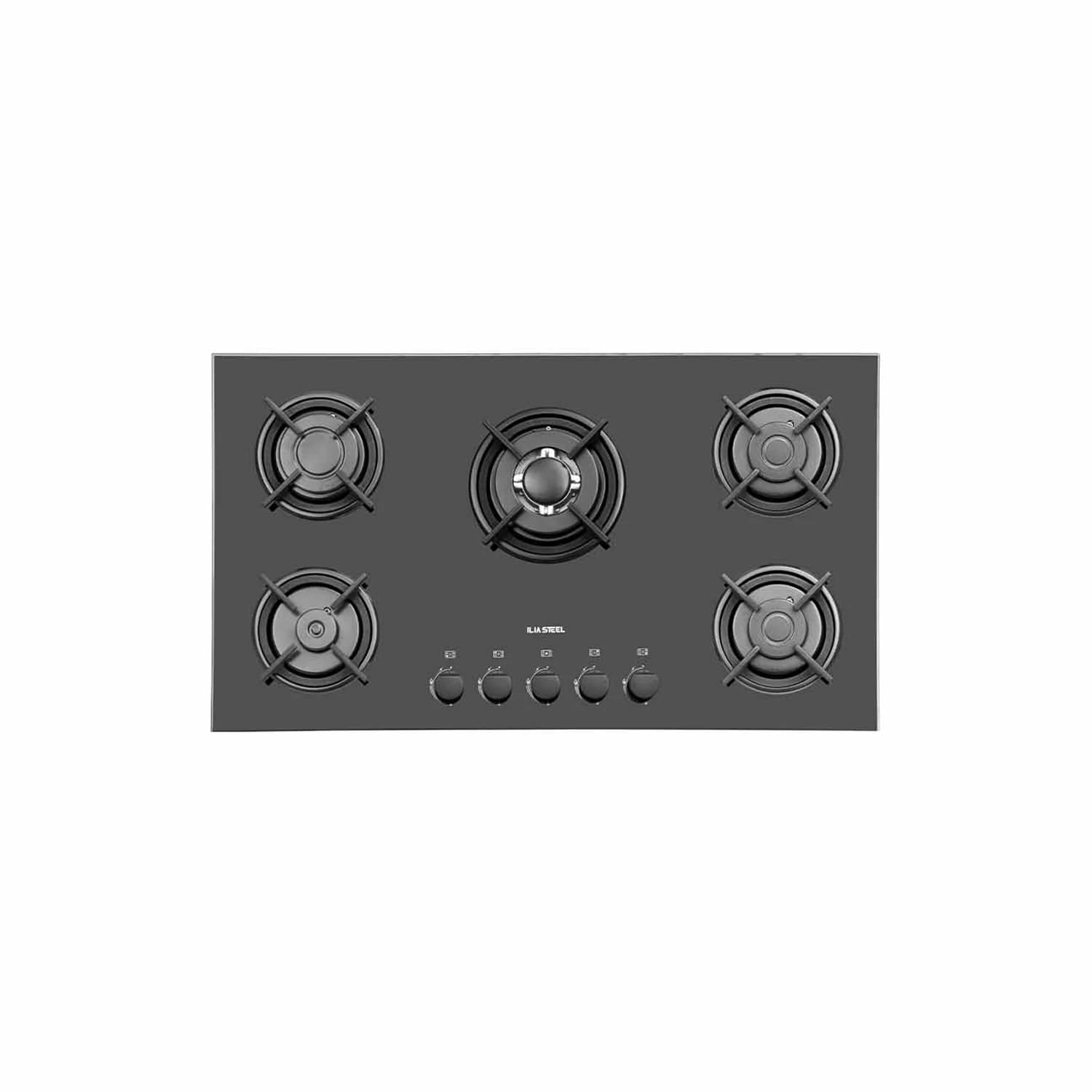 اجاق گاز صفحه ای ایلیا استیل مدل G530 شیشه ای — تصویر ۴