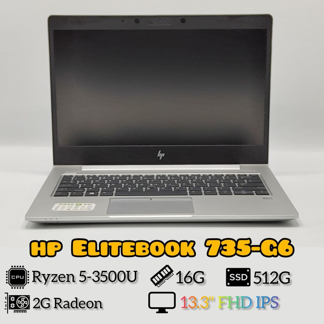 لپ تاپ استوک HP EliteBook 735 G6 — تصویر ۲