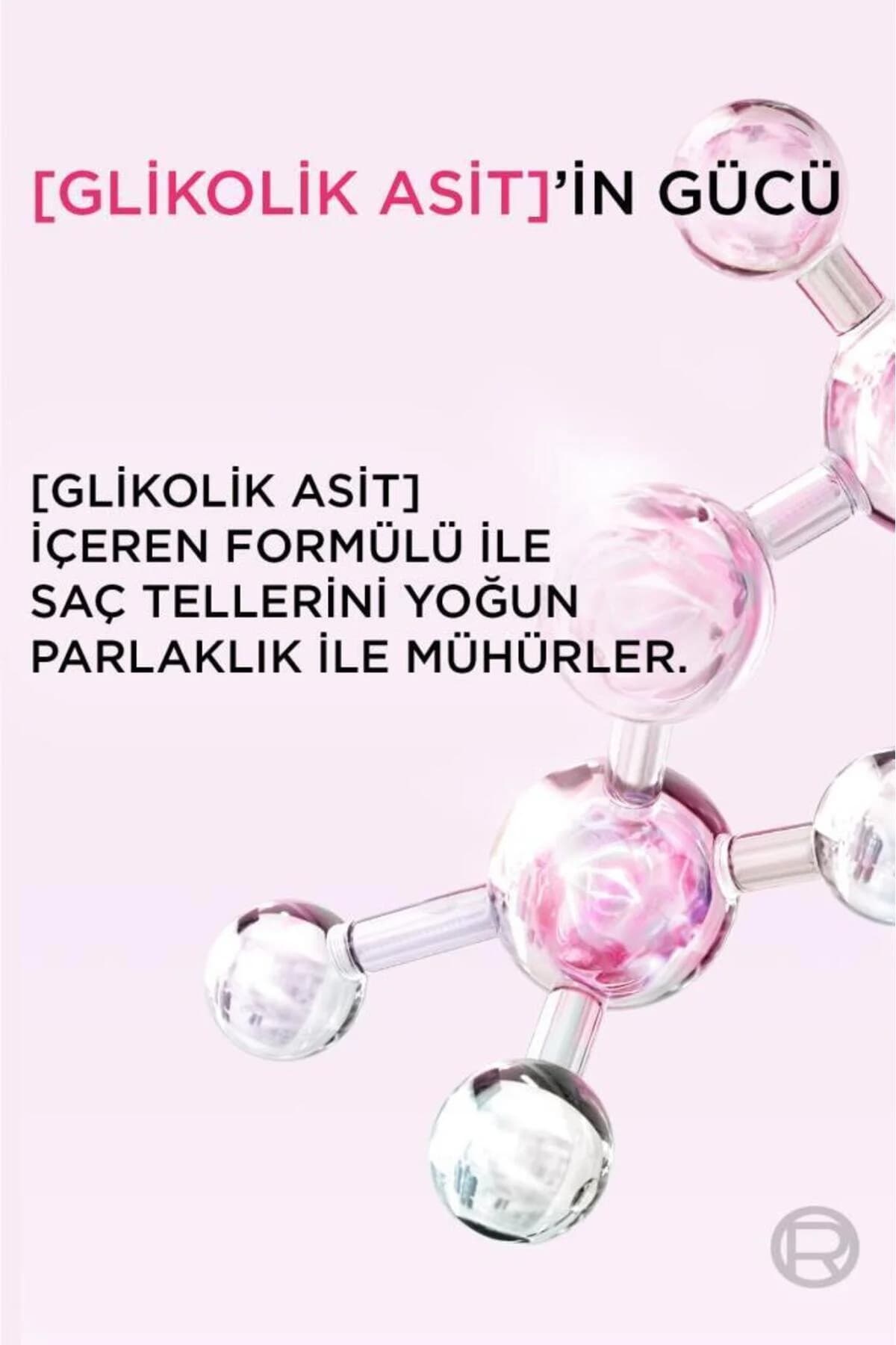 سرم مو درخشان کننده لورال مدل Glycolic Gloss — تصویر ۵