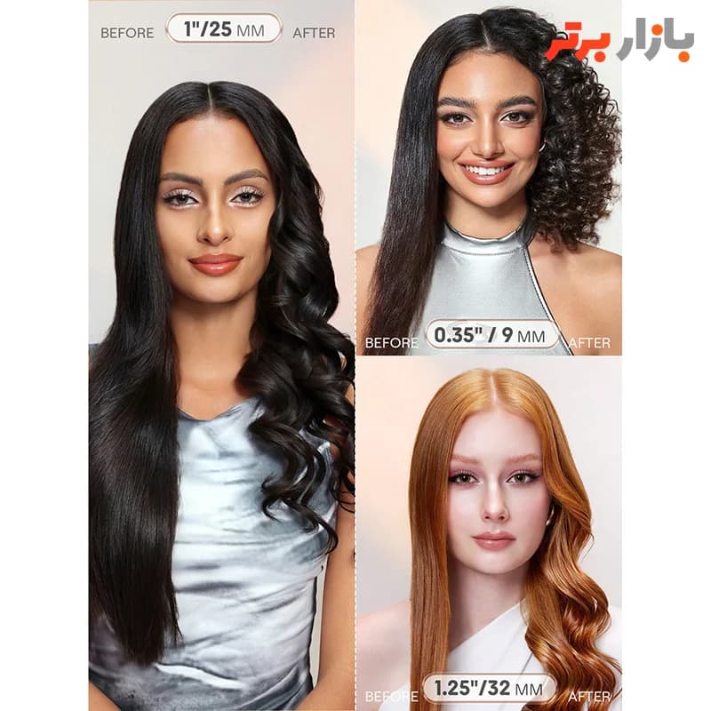 فر کننده مو کرلی شیگلم هیر مدل Curling Iron سایز 32 میلی متر (اصلی) — تصویر ۸