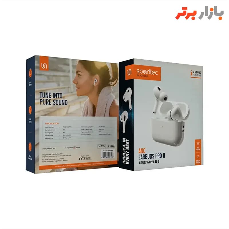 هندزفری بلوتوثی پرودو مدل Soundtec AP Pro 2 — تصویر ۳