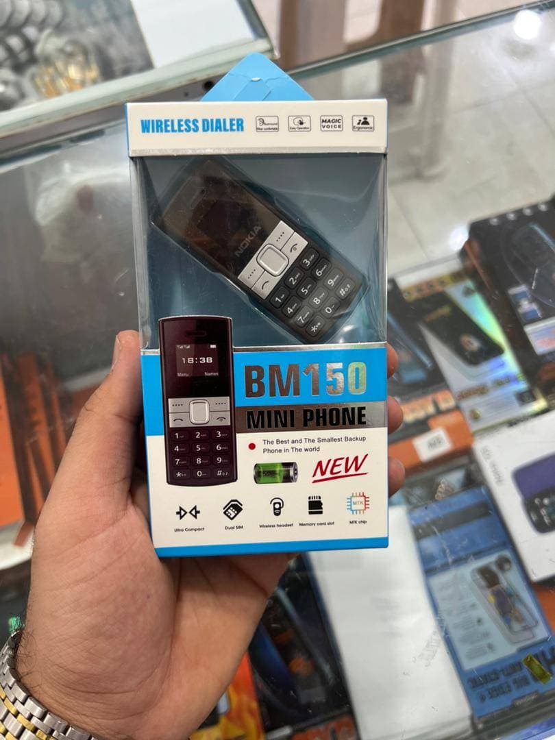 گوشی bm150 mini بندانگشتی (مینی نوکیا 150.2023) — تصویر ۴
