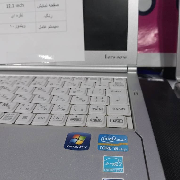 لپتاپ Panasonic CF-SX1 + نصب ویندوز رایگان — تصویر ۳