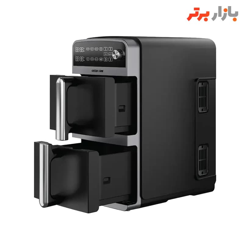 سرخ کن دو طبقه 10 لیتری گرین لاین — تصویر ۲