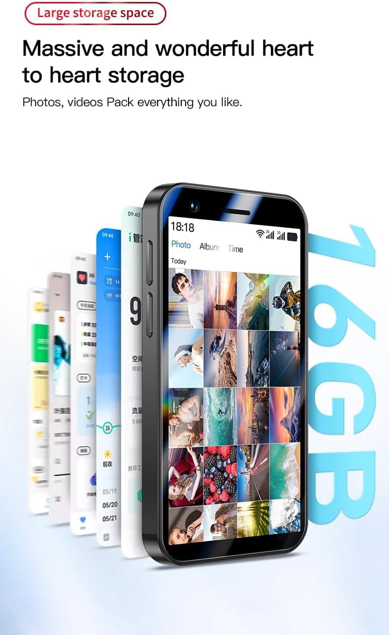 گوشی Soyes F8 Pro Max Mini (کوچکترین گوشی Soyes لمسی) — تصویر ۶