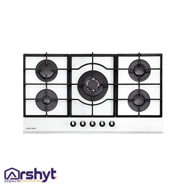 گاز شیشه ای پرنیان استیل مدل PB5213 W — تصویر ۲