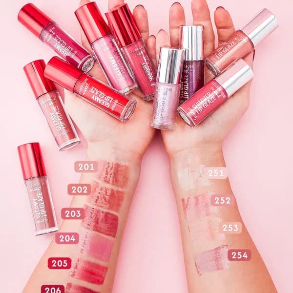 لیپ گلاس شاین‌ دار گلدن رز مدل Shimmer Lip Glaze — تصویر ۳