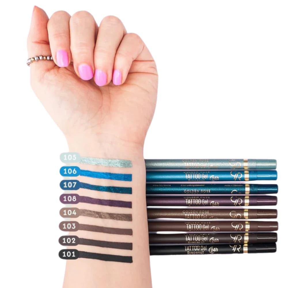 مداد چشم ژلی گلدن رز مدل Tattoo Gel — تصویر ۵