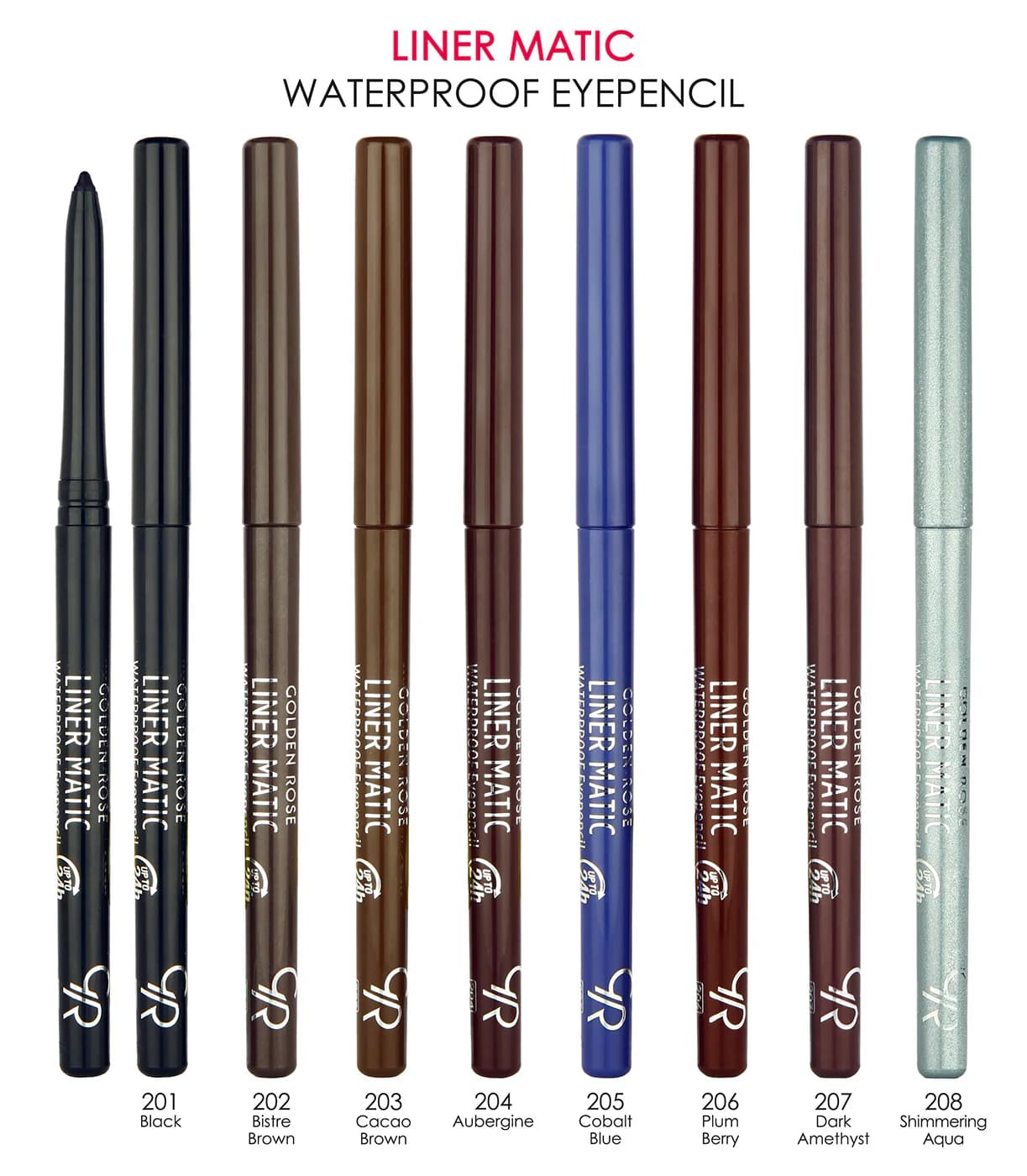 مداد چشم ضد آب پیچی گلدن رز مدل Liner Matic — تصویر ۶