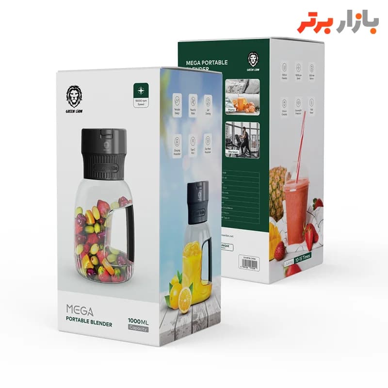 مخلوط کن قابل حمل مگا گرین لاین — تصویر ۲