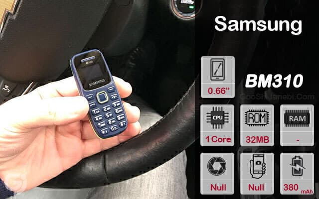 گوشی مینی bm310 بندانگشتی سامسونگ — تصویر ۸