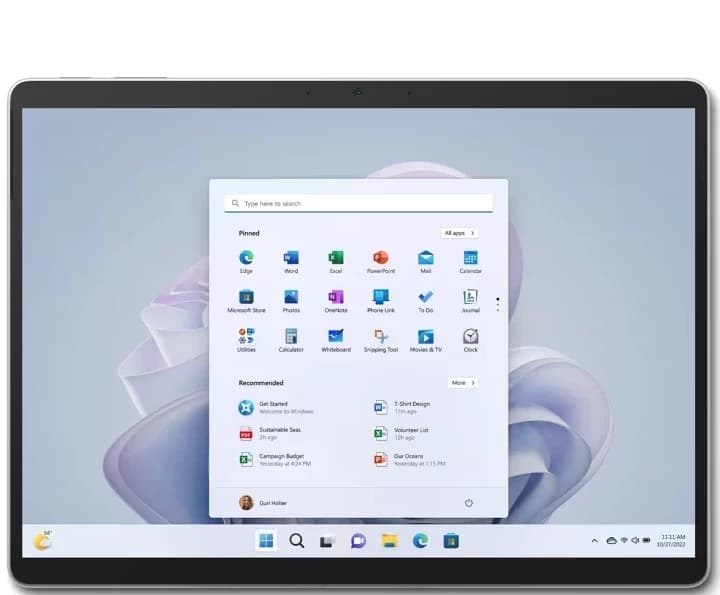 تبلت مایکروسافت سرفیس Microsoft Surface Pro 9 i5-1235U / 16GB / 256GB / intel — تصویر ۲