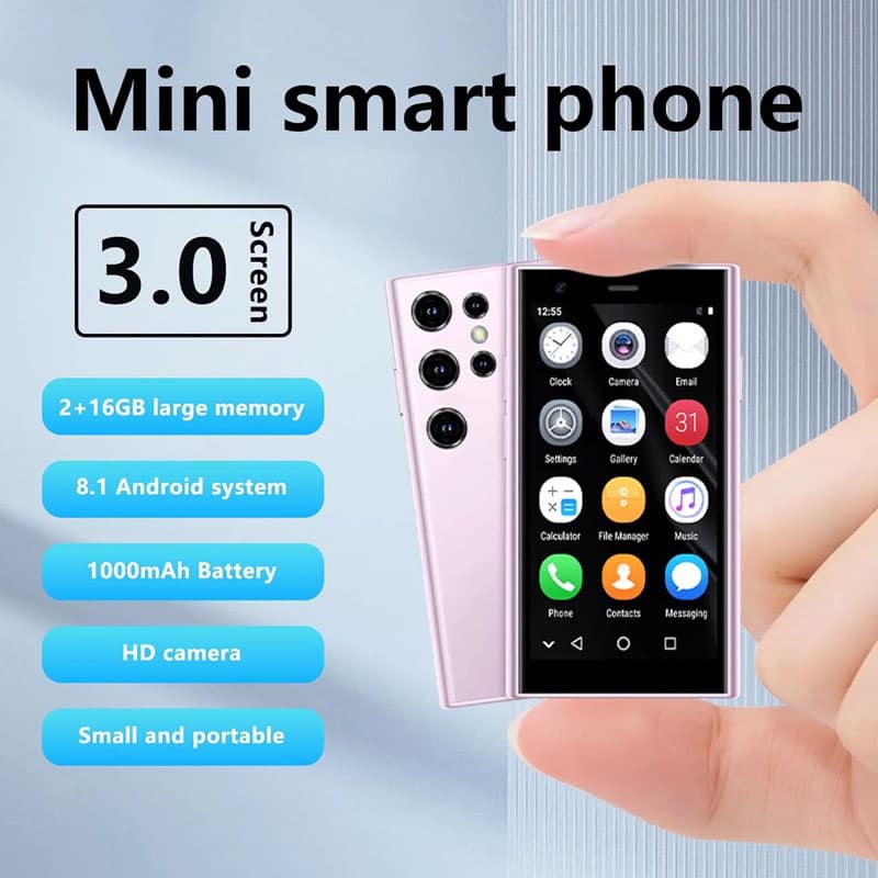 گوشی S23 Pro Mini رام 2 و حافظه داخلی 16 گیگابایت ا Samsung mini SOYES S23 — تصویر ۲