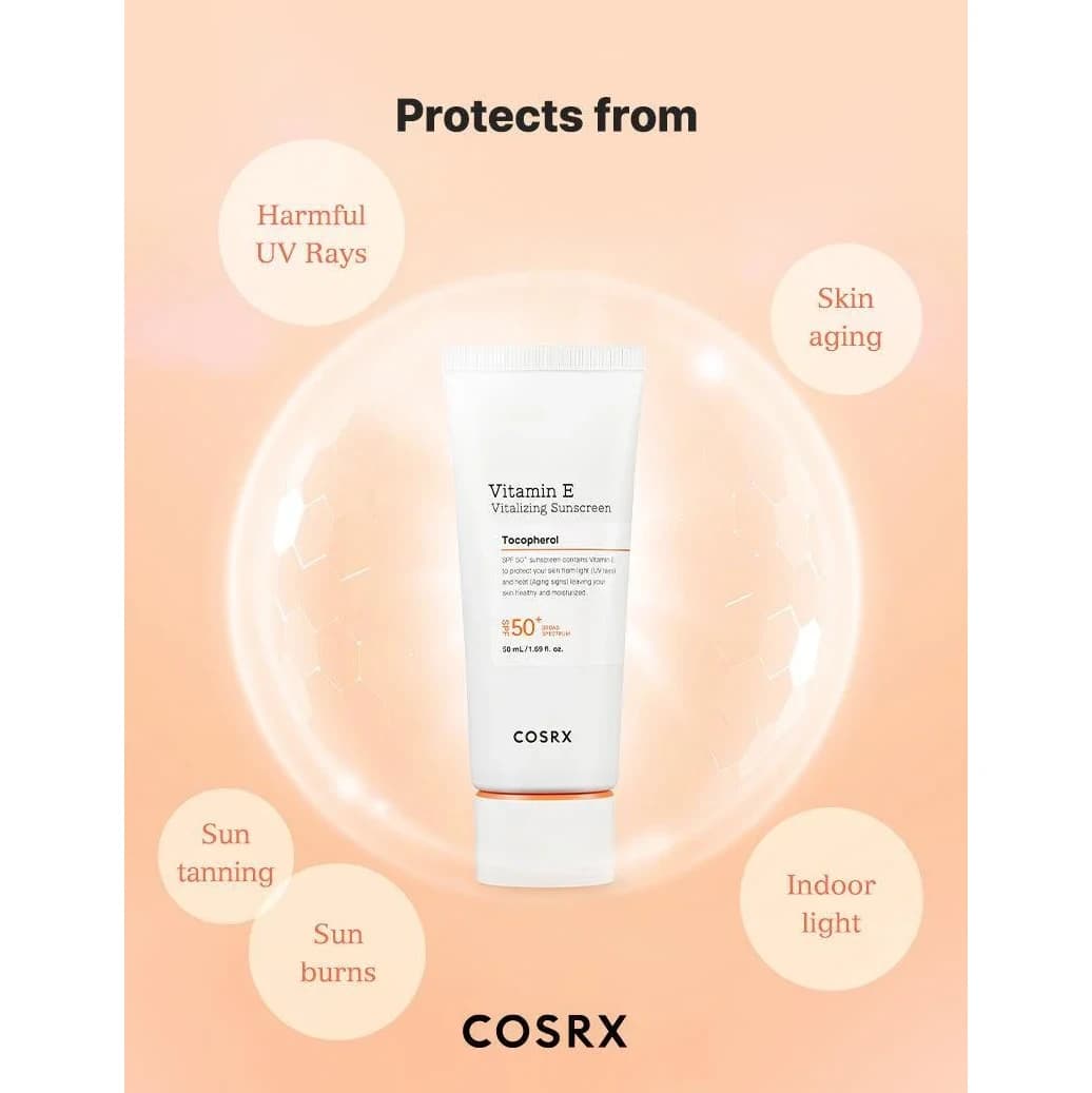 ضد آفتاب بدون رنگ SPF 50 کوزارکس مدل ویتامین E — تصویر ۵