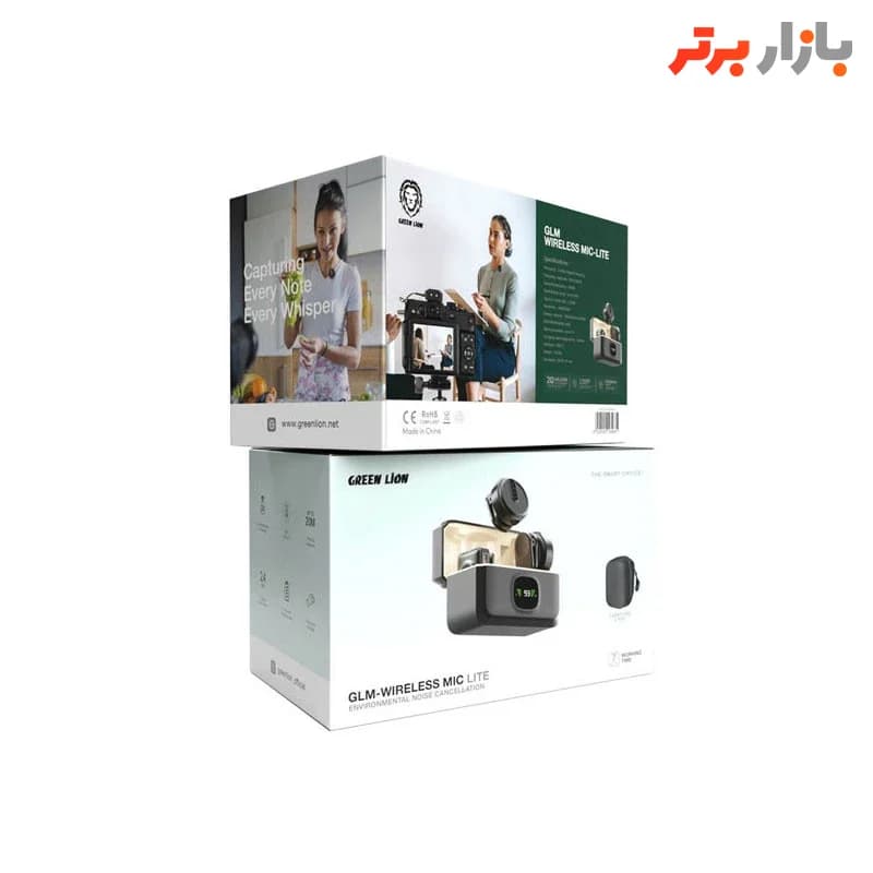 میکروفن بی سیم جی ال ام لایت گرین لاین — تصویر ۳