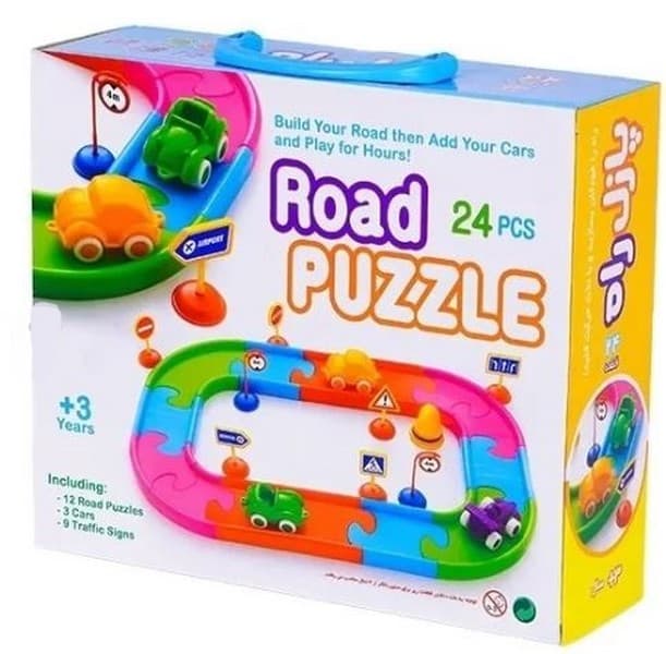 پازل راه Road Puzzle – ‏24 قطعه (فکرآذین) جعبه ای