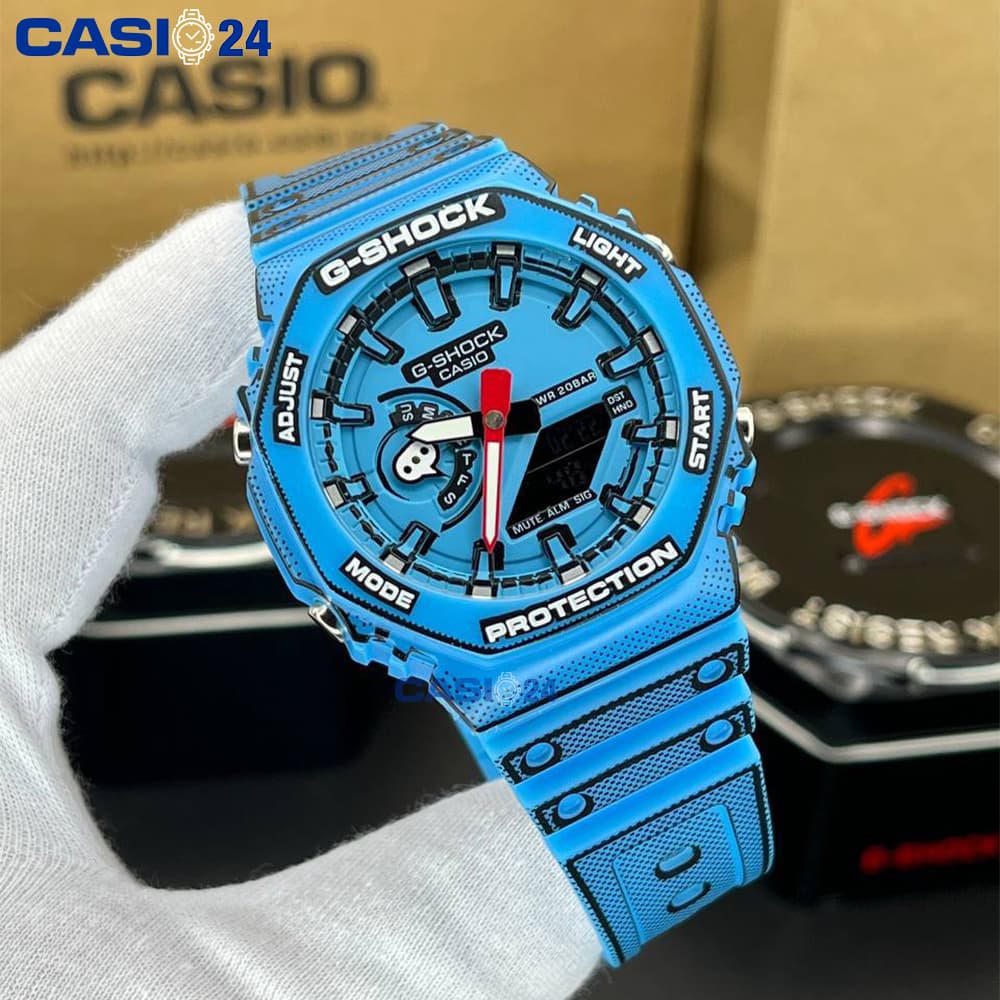 ساعت مچی کاسیو جی شاک G-Shock-GA-2100MNG-7A-B — تصویر ۳