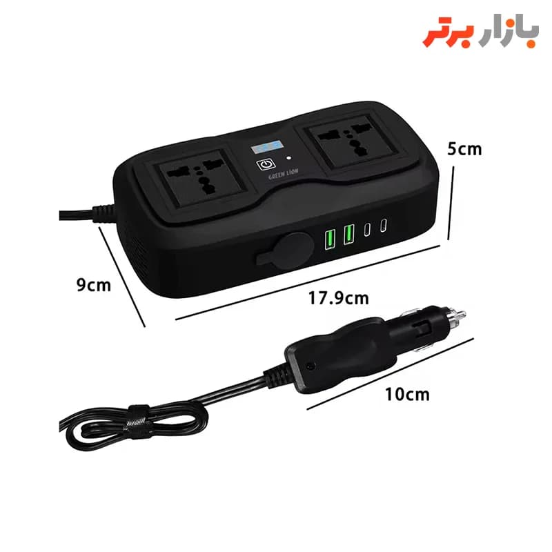 اینورتر 200 وات گرین لاین مدلGC-233 — تصویر ۵
