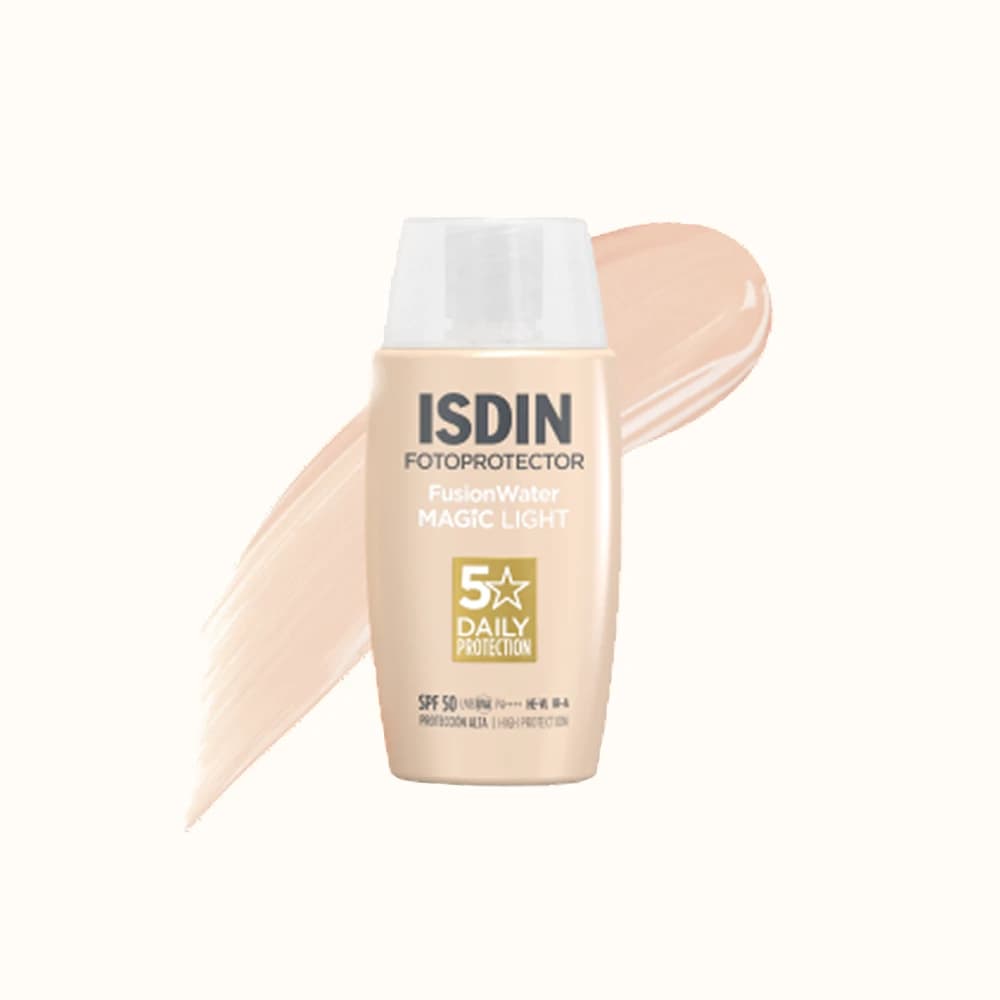کرم ضد آفتاب رنگی ایزدین SPF 50 مدل لایت — تصویر ۵