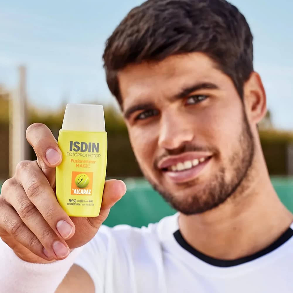 کرم ضد آفتاب بدون رنگ ایزدین SPF 50 مدل Alcaraz — تصویر ۲