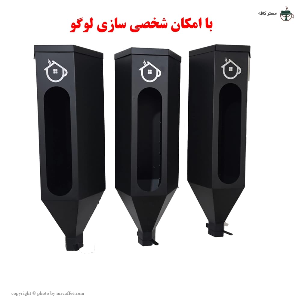 سیلو قهوه دیواری 8 کیلویی تخفیف ویژه — تصویر ۴
