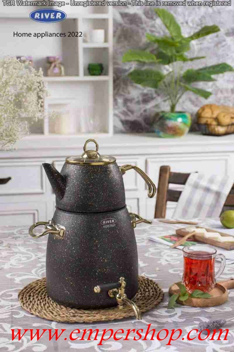 ریور- کتری قوری گرانیت مشکی 5832
