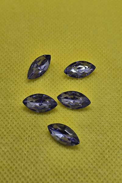 نگین پلاستیک مارکیز 7*15 یاسی — تصویر ۲