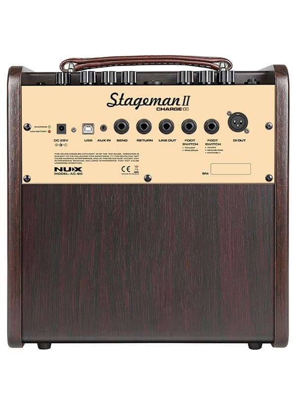 NUX Stageman II AC-80 Acoustic Amplifier — تصویر ۴