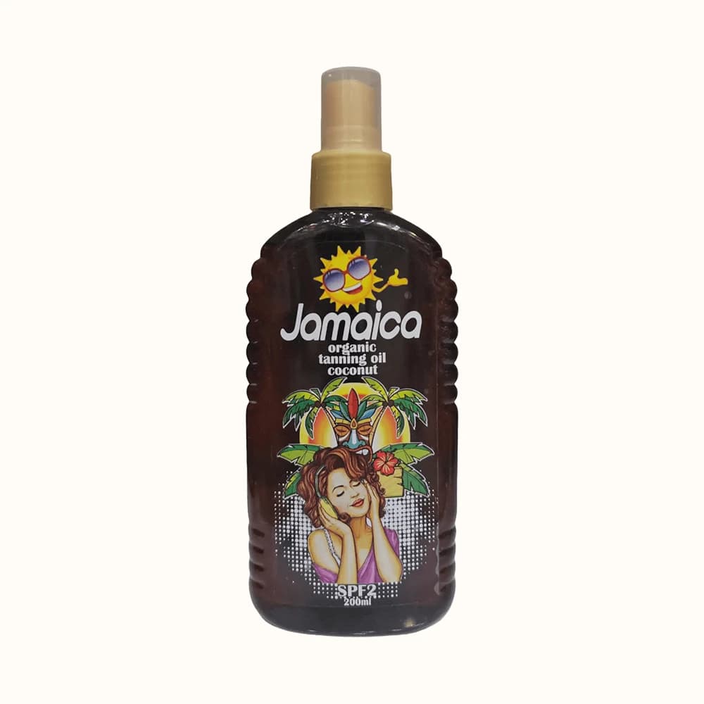روغن برنزه کننده جامیکا مدل روغن نارگیل