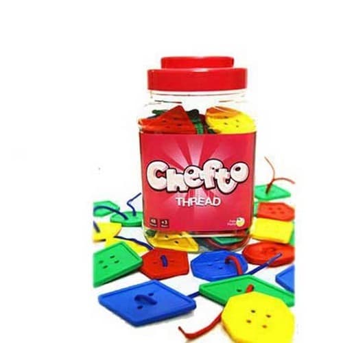 بازي چفتوی نخ کردنی (به تویز) سطلی Beh Toys
