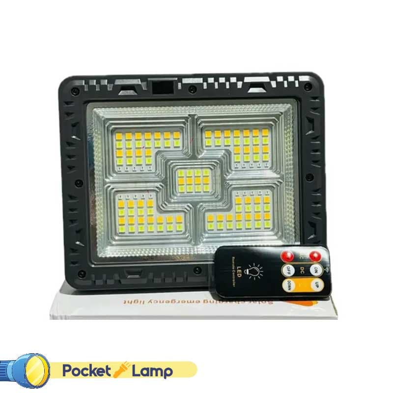 چراغ پروژکتور شارژی و خورشیدی مدل OKGO FA-8028 — تصویر ۲