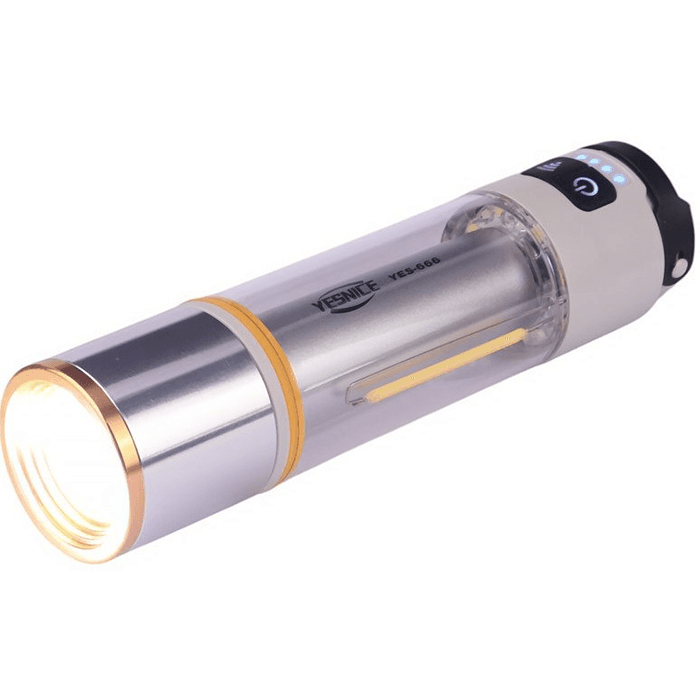 چراغ قوه و فانوس شارژی YESNICE مدل YES-666 — تصویر ۳
