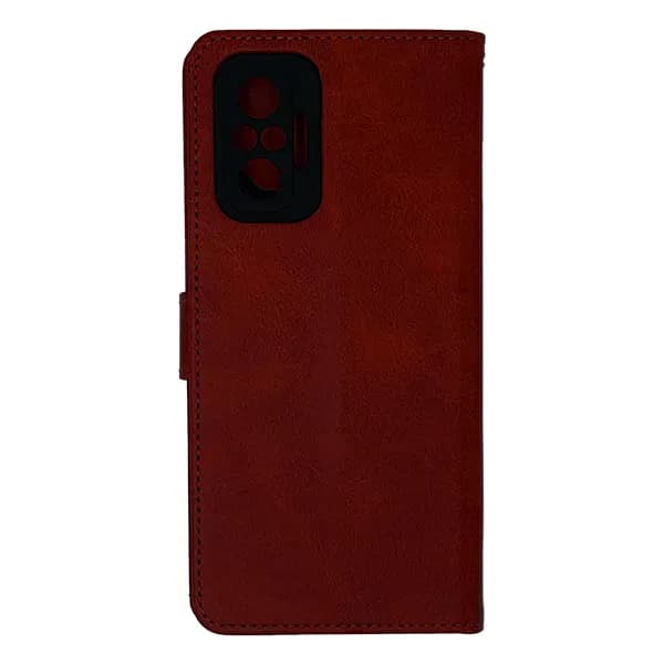 کیف چرمی کلاسوری شیائومی Note 10 Pro 4G بند دار — تصویر ۷