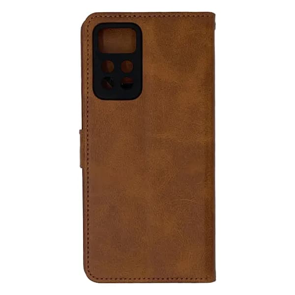 کیف چرمی کلاسوری شیائومی Note 11 Pro Plus بند دار — تصویر ۹
