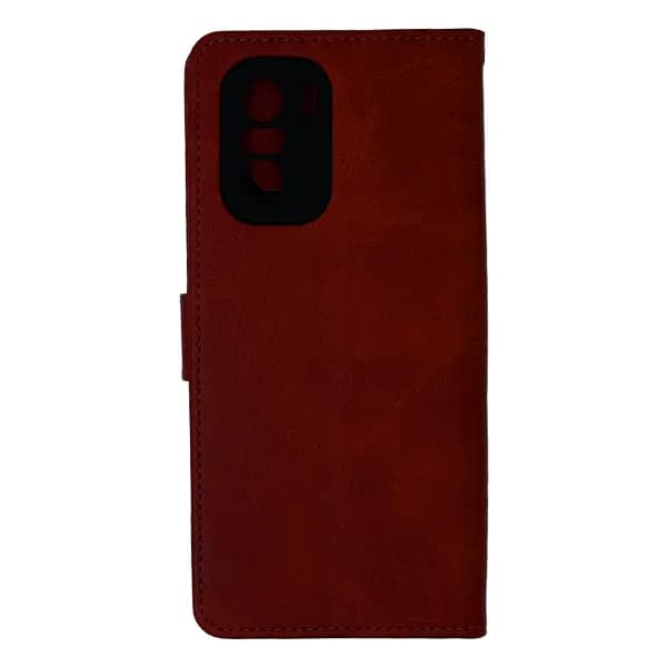 کیف چرمی کلاسوری شیائومی Poco F3/K40/K40 Pro بند دار — تصویر ۷