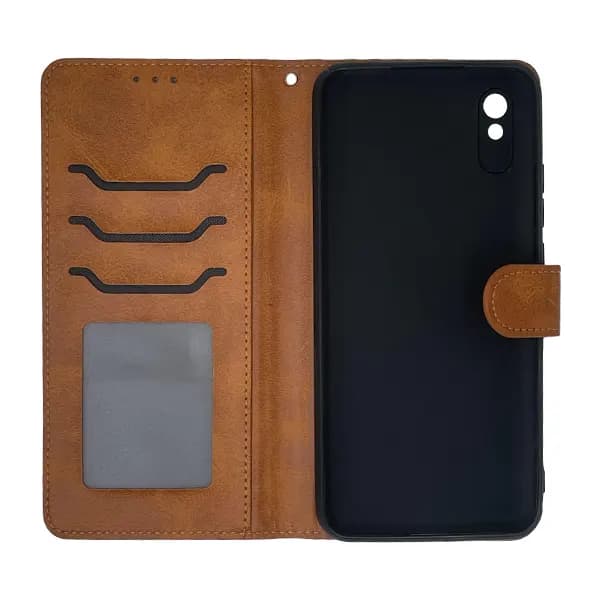 کیف چرمی کلاسوری شیائومی Redmi 9A بند دار — تصویر ۵