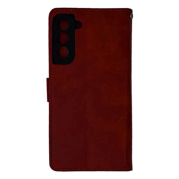 کیف چرمی کلاسوری سامسونگ S22 Plus بند دار — تصویر ۷