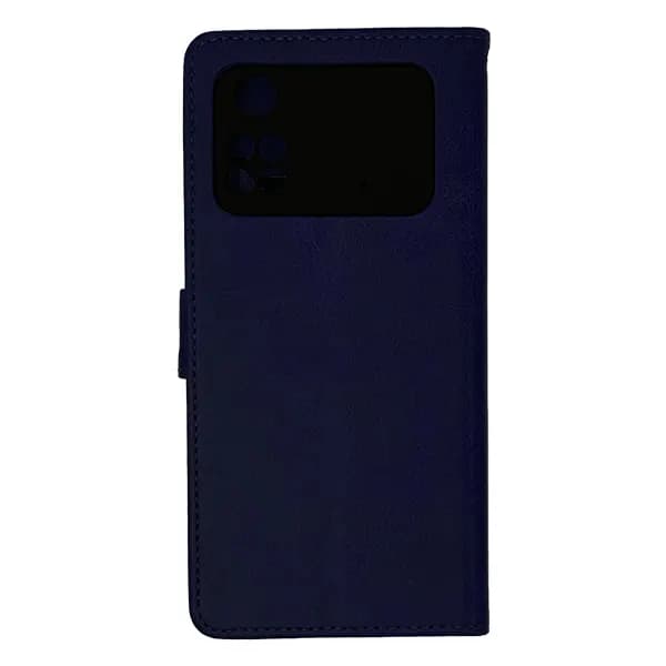 کیف چرمی کلاسوری شیائومی Poco M4 Pro 4G بند دار — تصویر ۸
