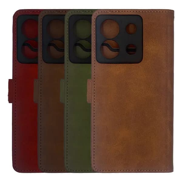 کیف چرمی کلاسوری شیائومی Note 13 Pro/X6 بند دار