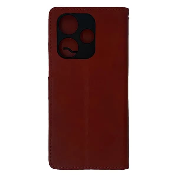 کیف چرمی کلاسوری شیائومی Redmi 13/M6 4G بند دار — تصویر ۷